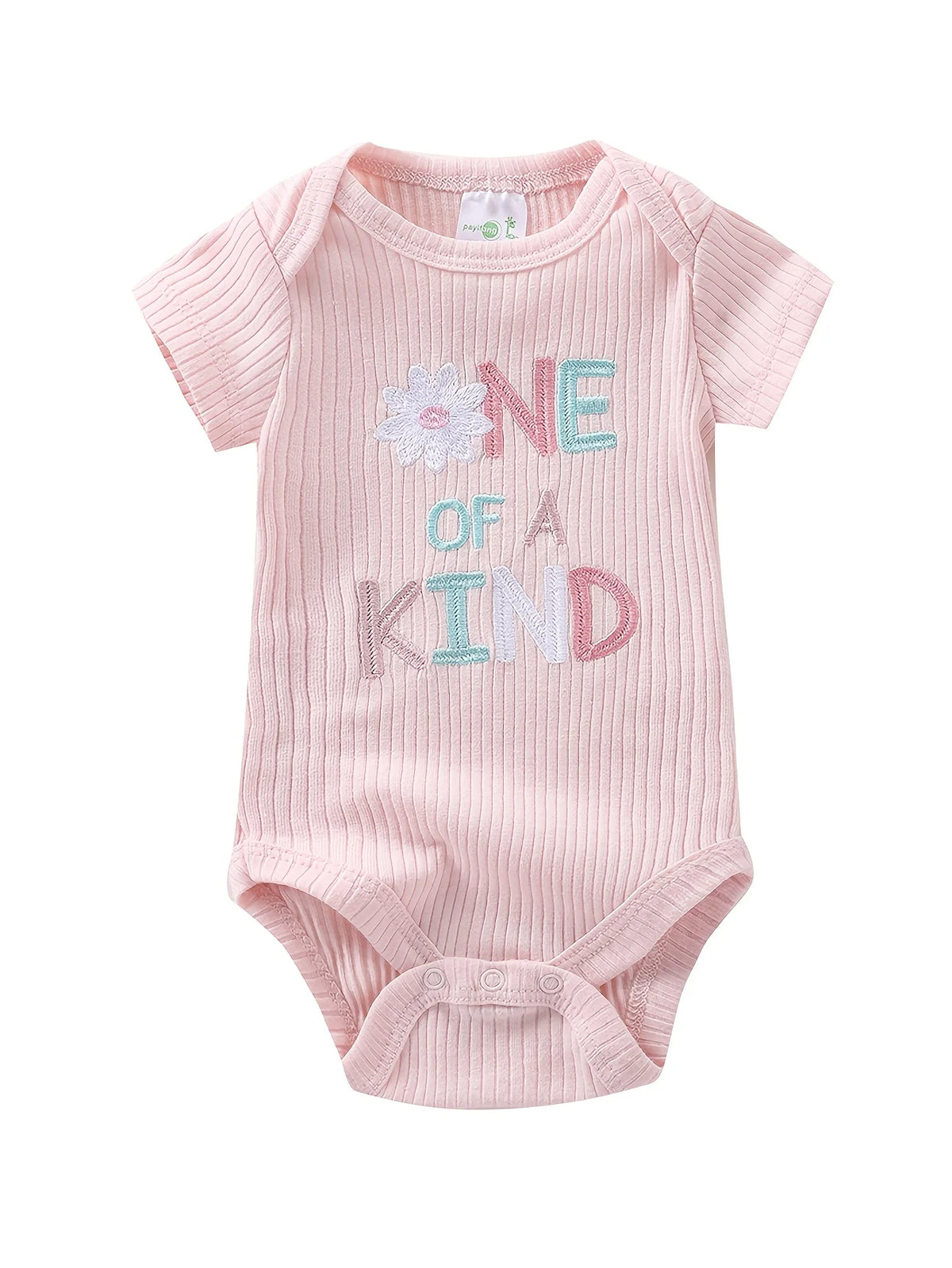 Premium Cotton Blend Baby Girl Short Sleeve Bodysuit Set