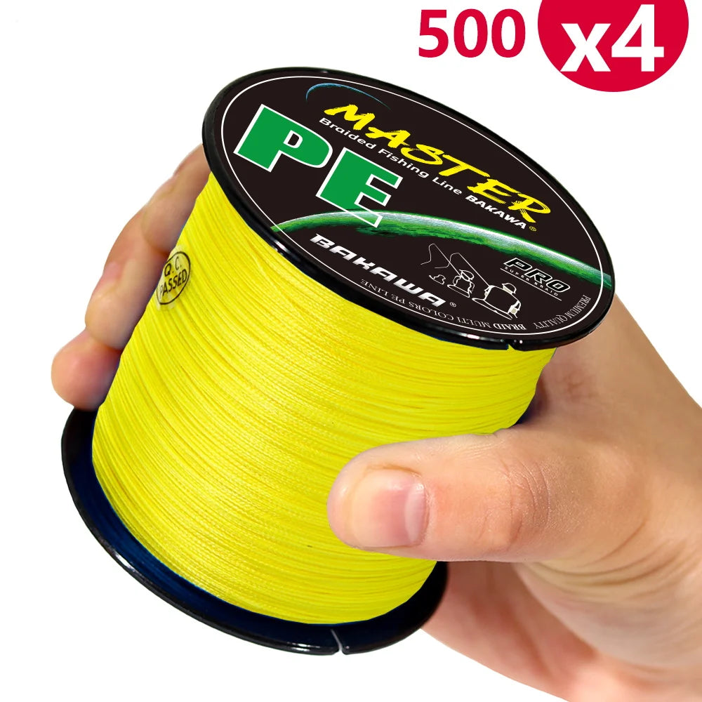 Bakawa Four Strand Braided Fishing Line For Freshwater Saltwater Fishing