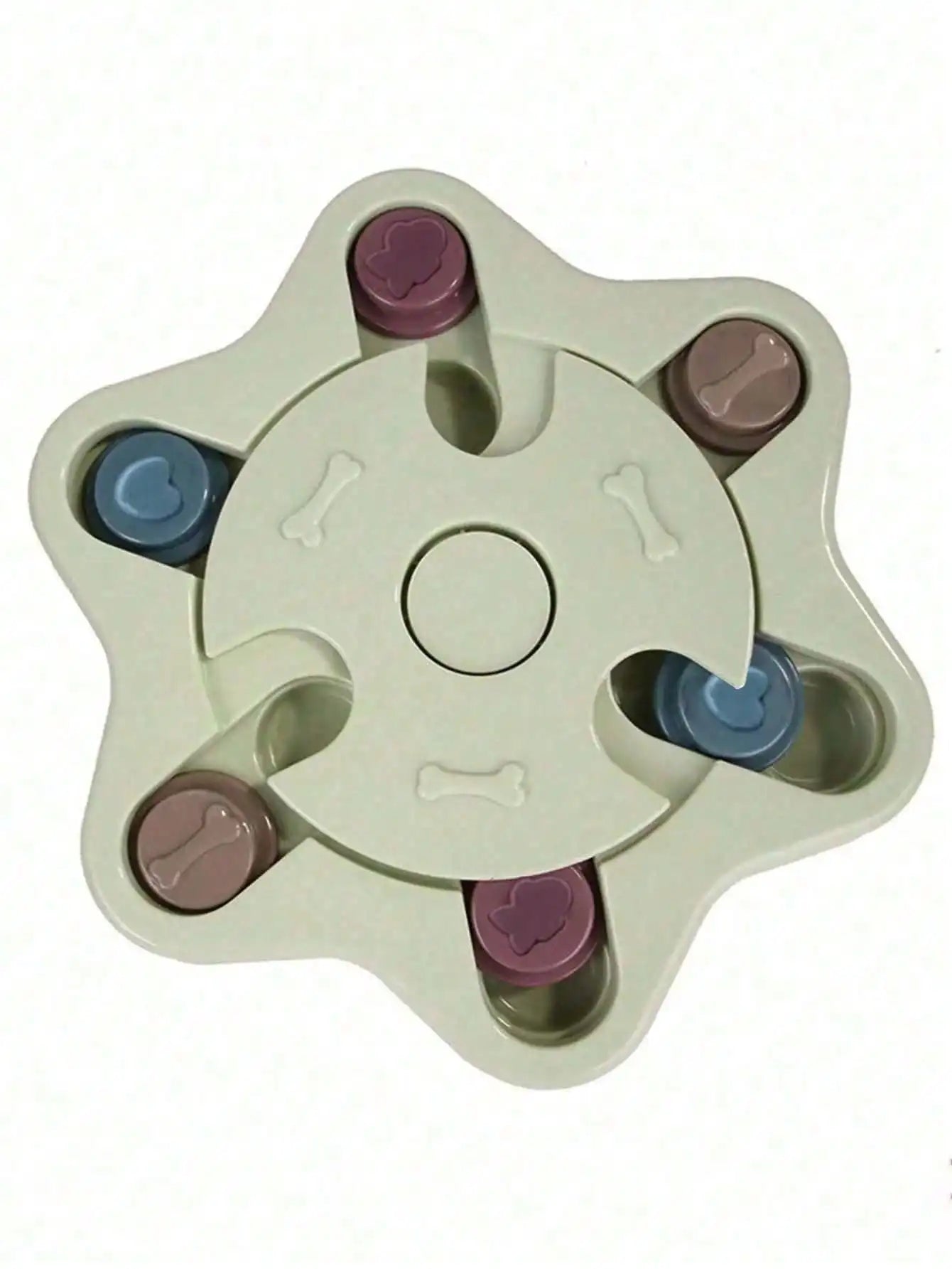 Interactive Pet Puzzle Slow Feeder Treat Dispenser Bowl