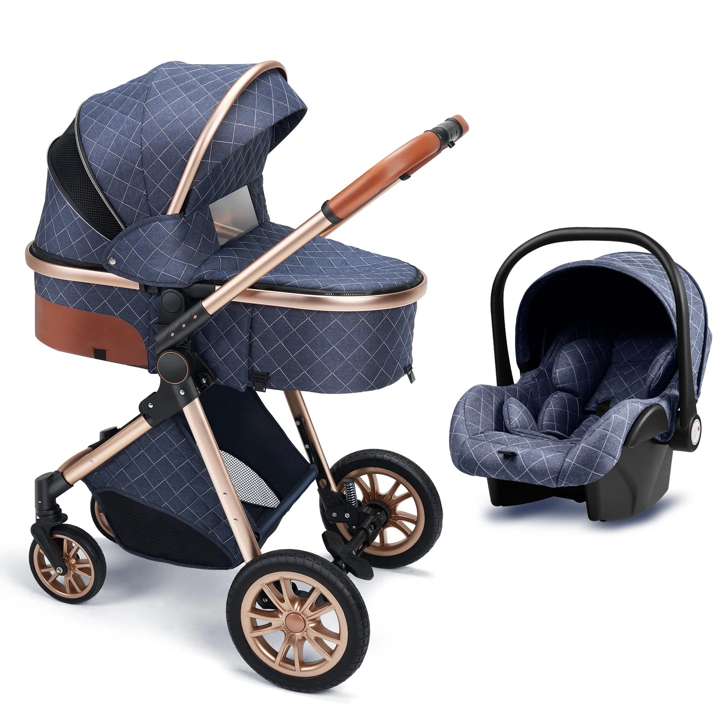 B.Childhood Premium Reversible High Landscape Baby Stroller