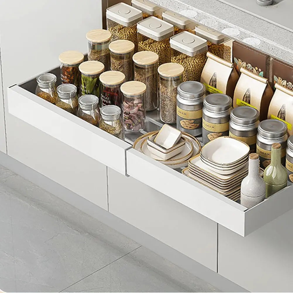 Garvee Heavy Duty Expandable Slide Out Pantry Cabinet Organizer