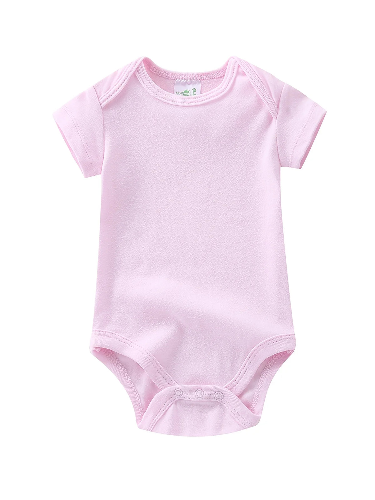 Premium Cotton Blend Baby Girl Short Sleeve Bodysuit Set