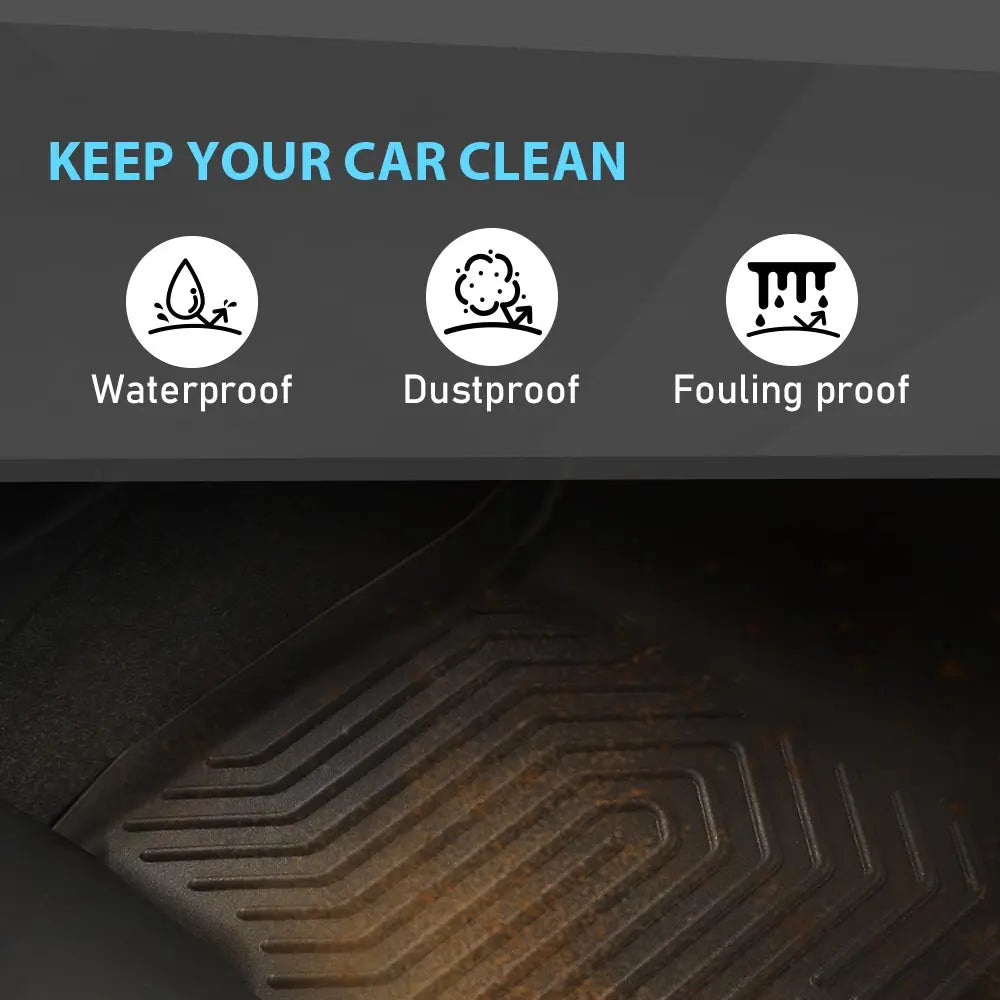 Premium Honda Civic Floor Mats Featuring Anti Slip Texture