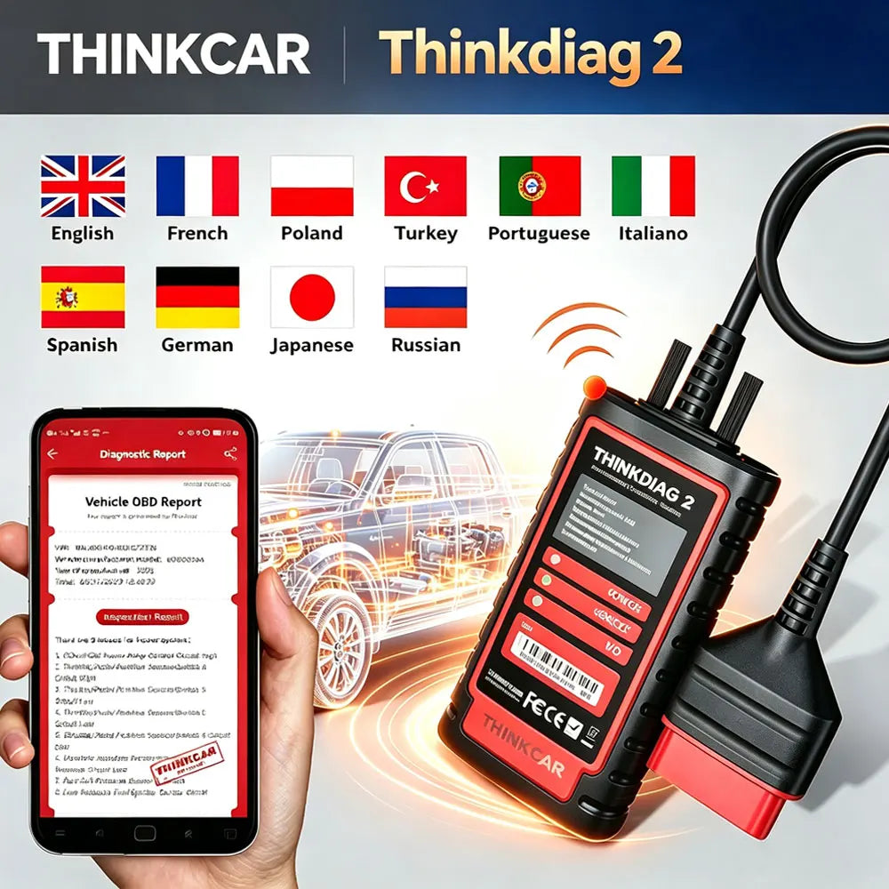 Thinkcar Thinkdiag 2 OBD2 Bidirectional CAN FD Diagnostic Scanner