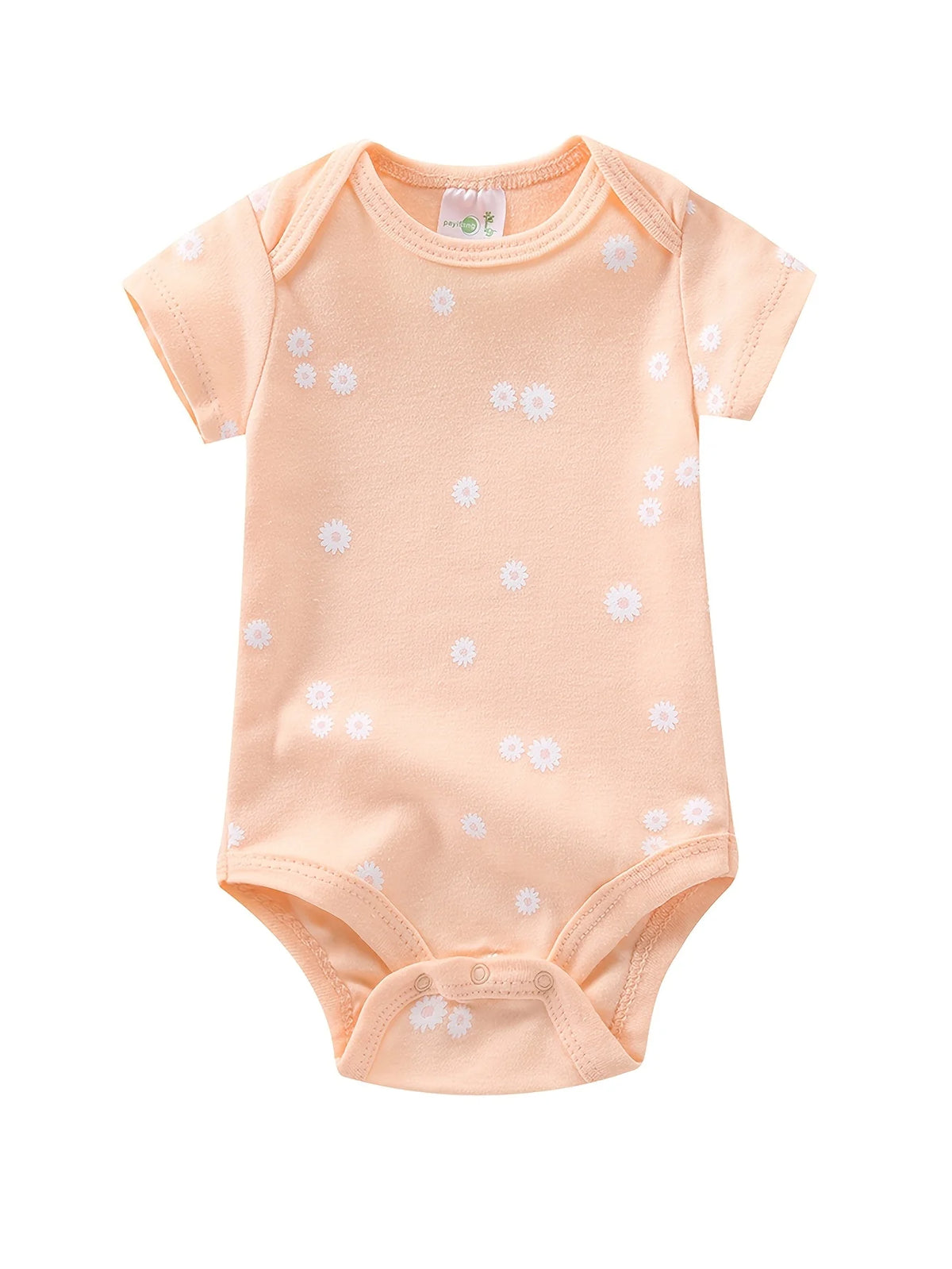 Premium Cotton Blend Baby Girl Short Sleeve Bodysuit Set