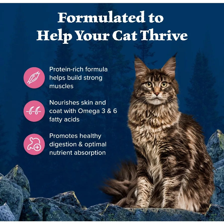 Blue Buffalo Wilderness High Protein Adult Cat Food With Salmon