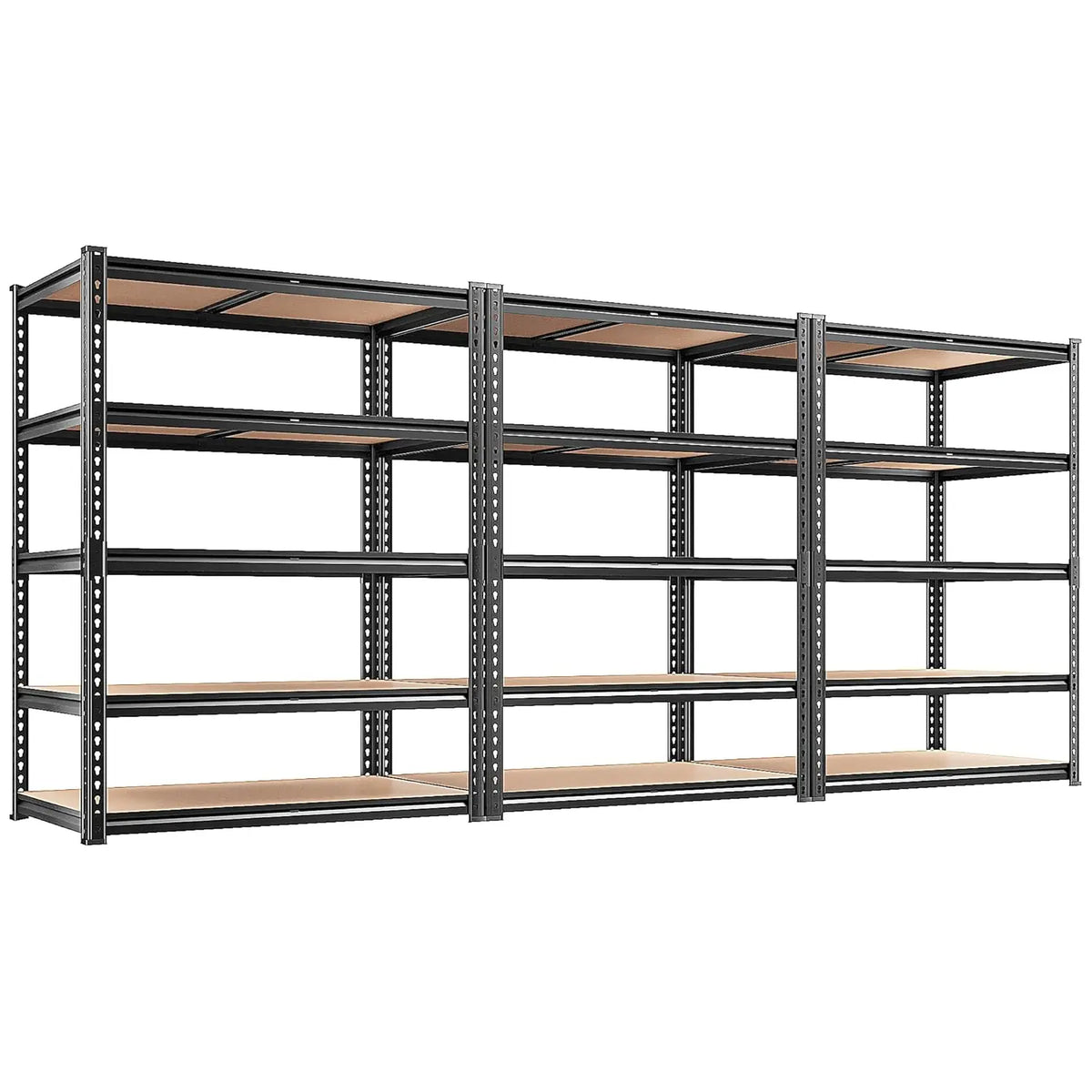 Adjustable Heavy Duty Five Tier Metal Garage Storage Shelving Unit