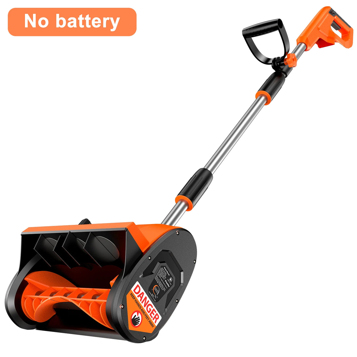 TaskStar Cordless Electric Snow Shovel With Rechargeable Battery