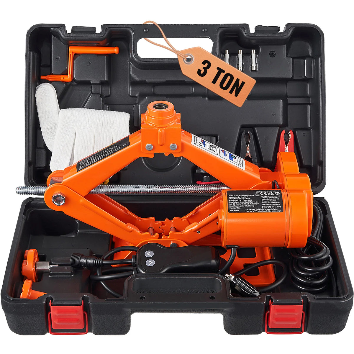 SucceBuy Electric Scissor Car Jack Kit With Impact Wrench
