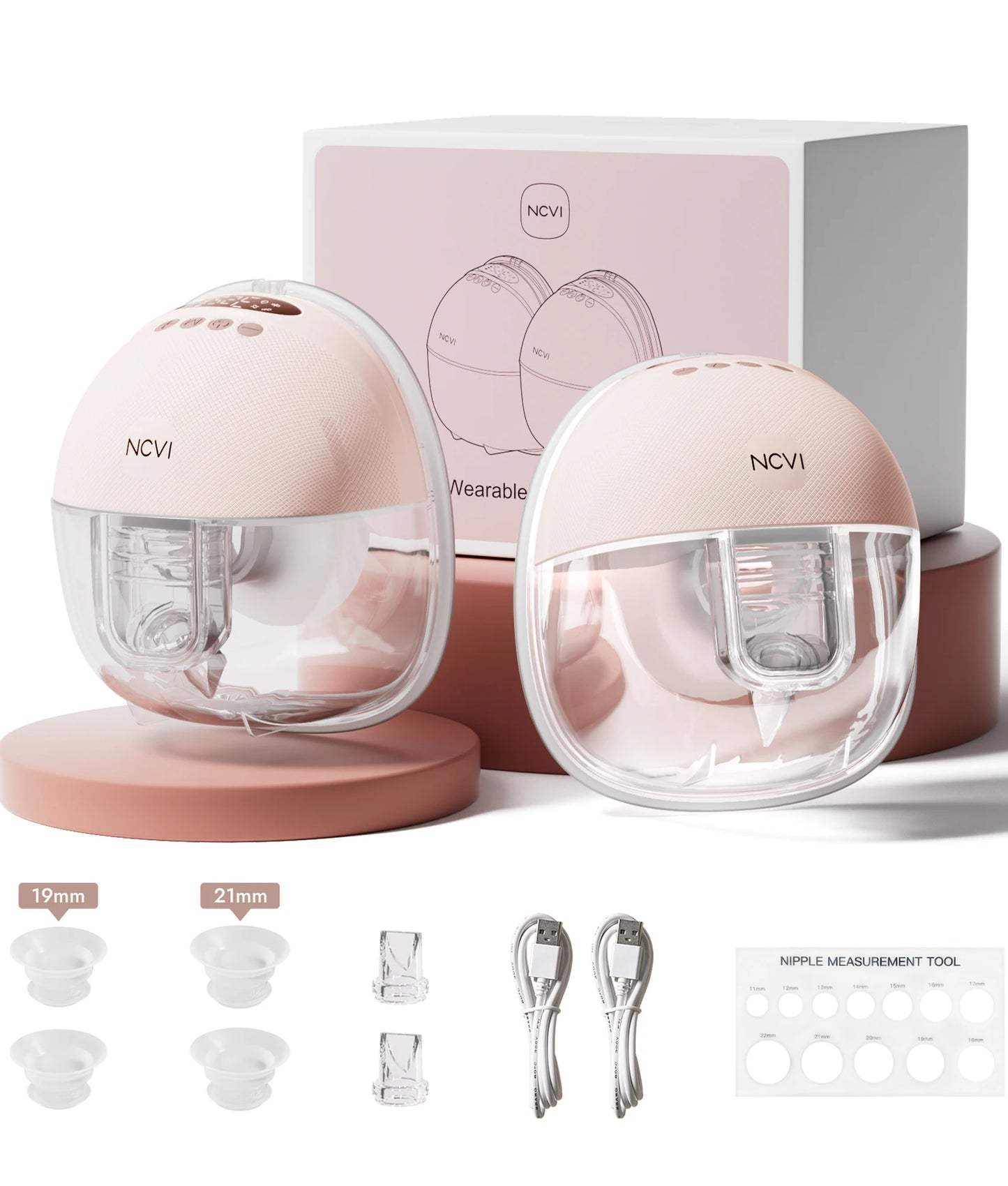 NCVI Wireless Portable Wearable Electric Breast Pump