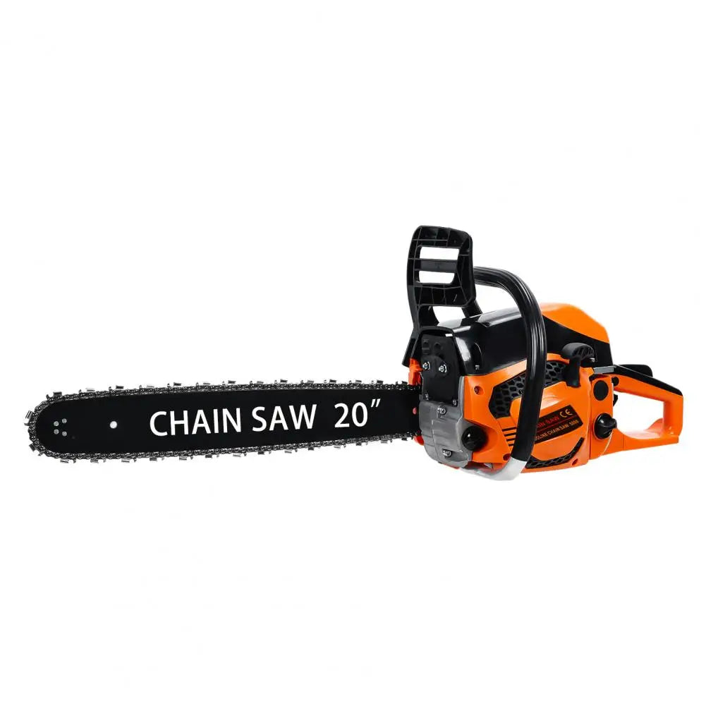 High Power Gas Powered Chainsaw For Wood Cutting And Trimming