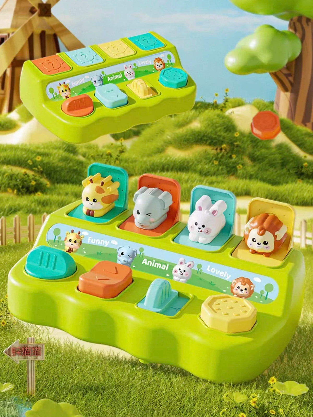 Montessori Pop Up Animal Boxes for Logic and Motor Skills