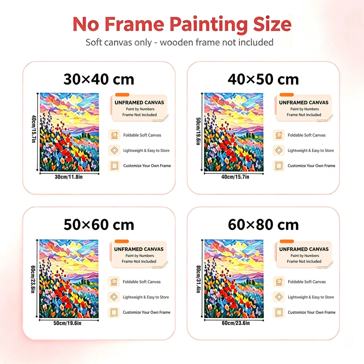 Adult Paint By Numbers Acrylic Kit Cute Animal Canvas Art