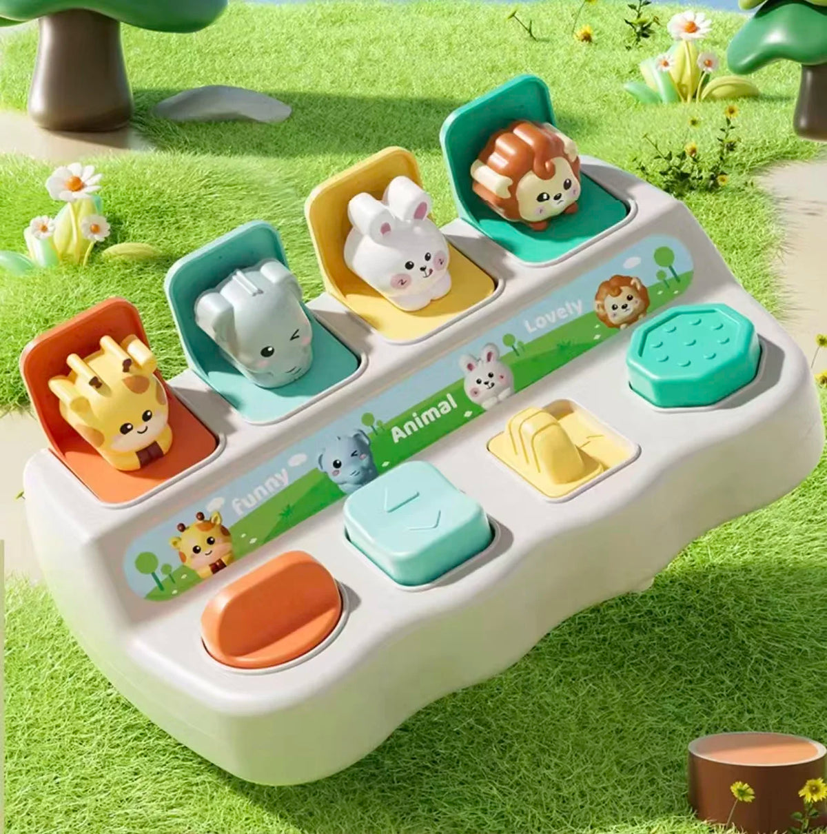 Montessori Pop Up Animal Boxes for Logic and Motor Skills