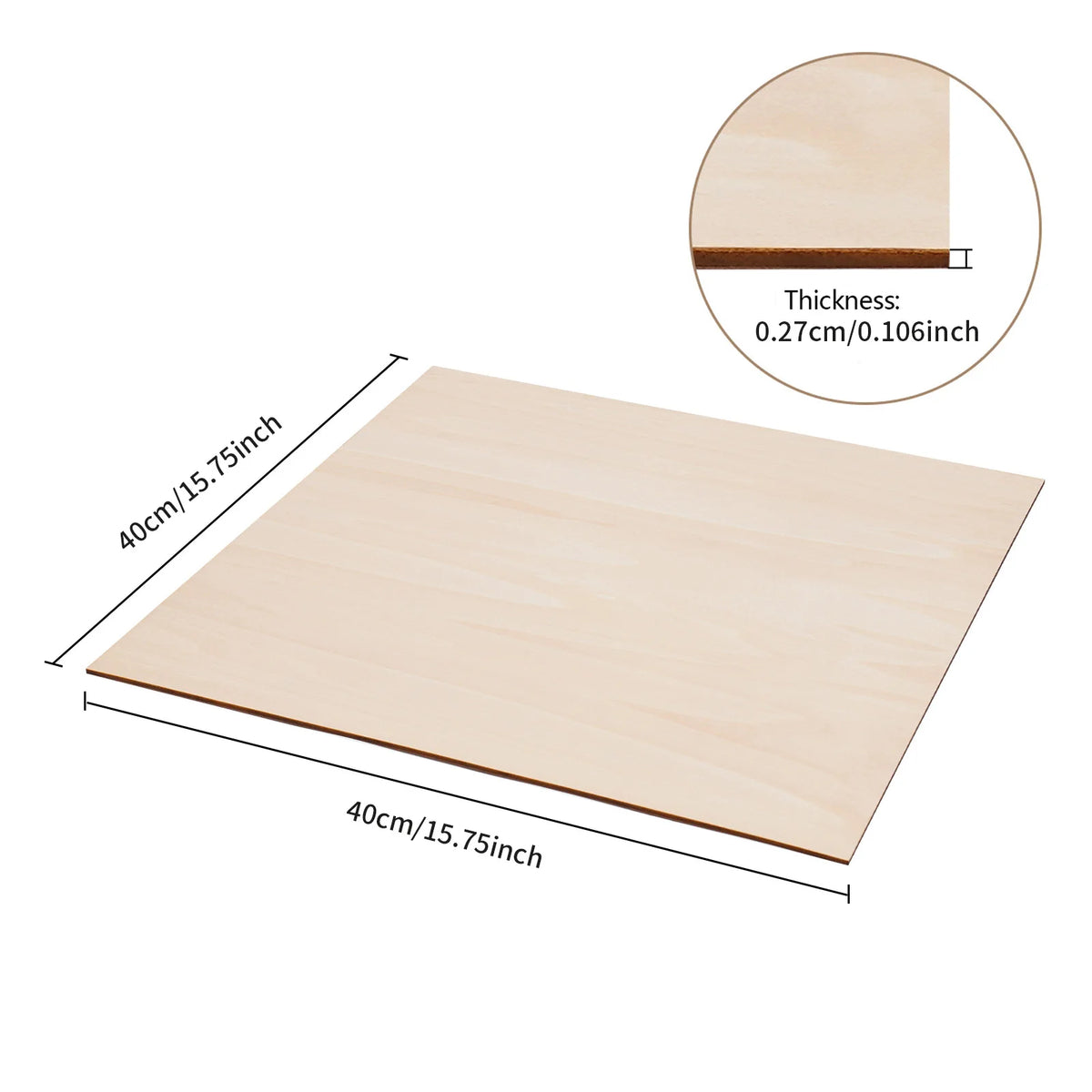 Basswood DIY Craft Sheets for Home Decor and Furniture Projects