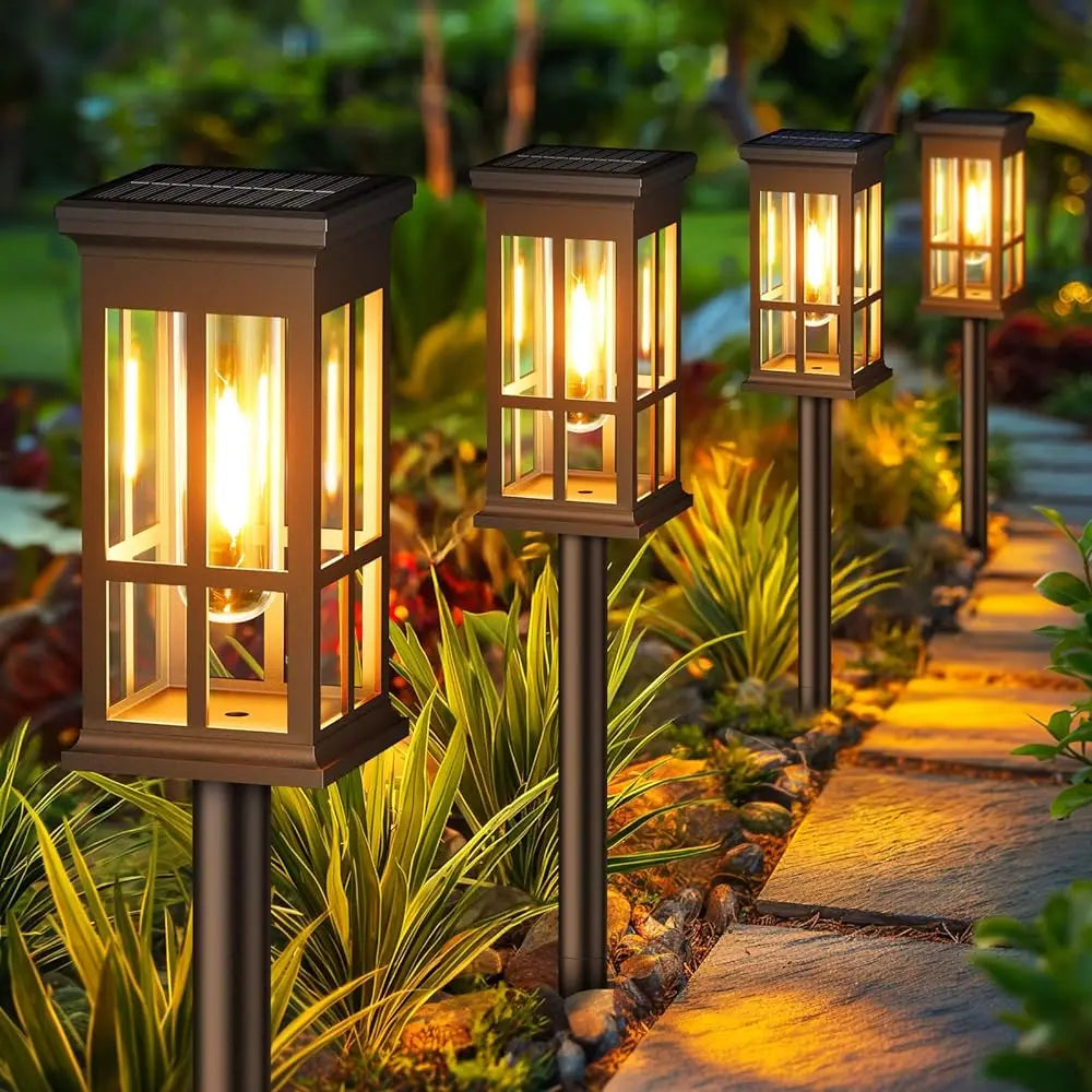 Waterproof Solar Pathway Light With L And Landscape Design