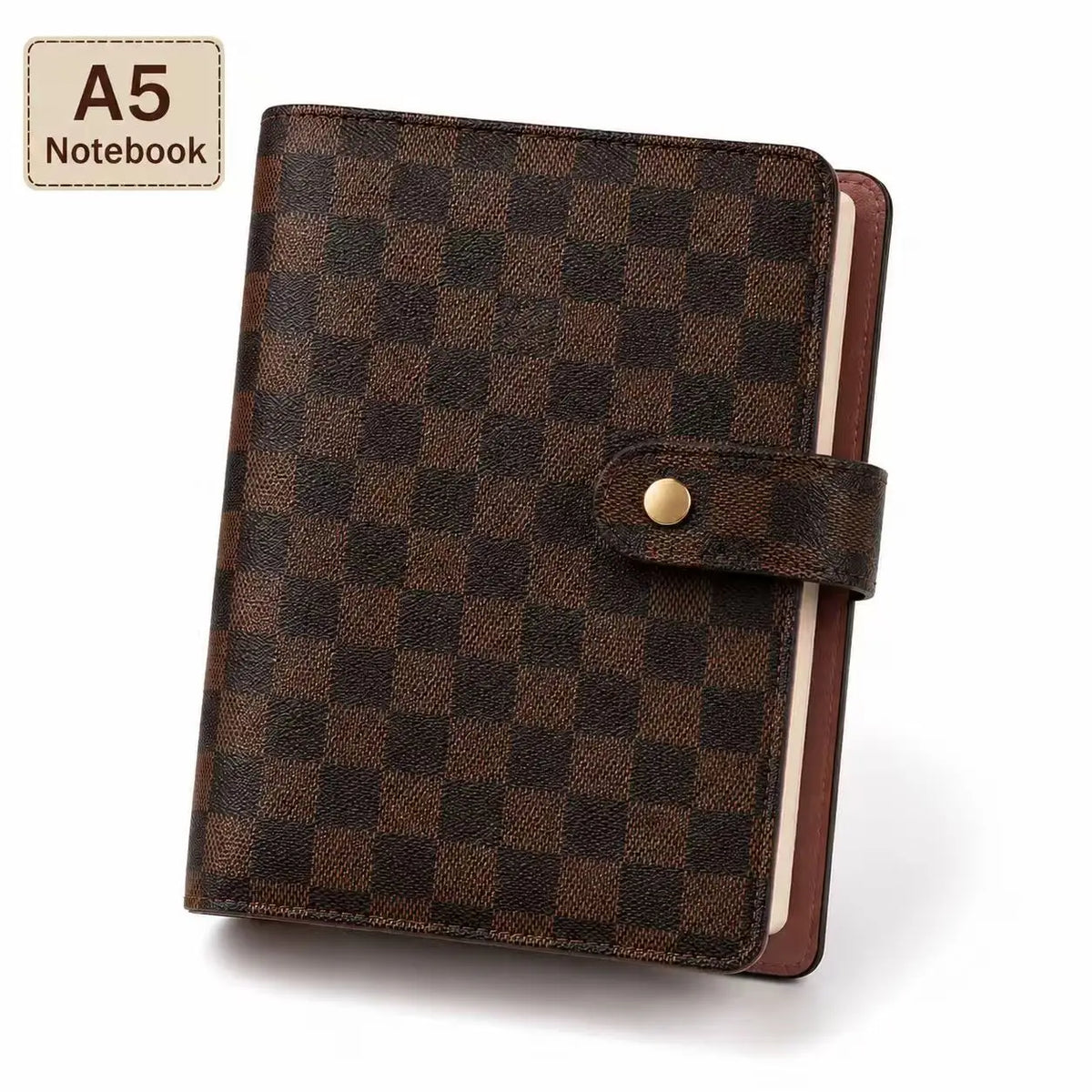 Checkered Budget Binder Planner Cash Envelope Organizer Cover My Book Journal Notebookண்டும்