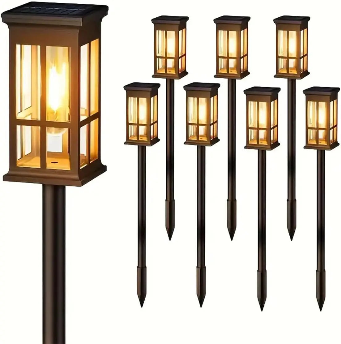Solar LED Pathway Light Outdoor Waterproof Garden