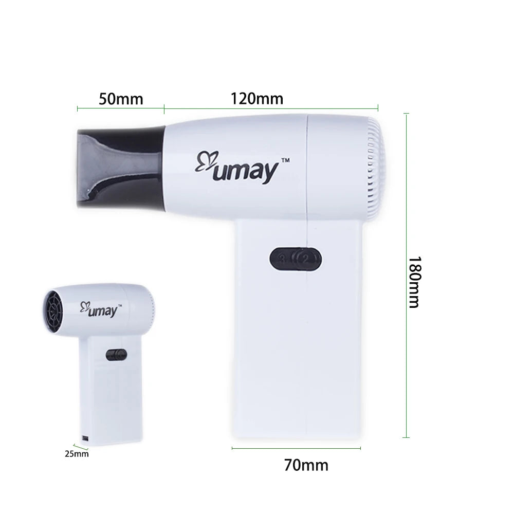 Umay Infant Cordless Hair Dryer Portable Wireless Blow Dryer