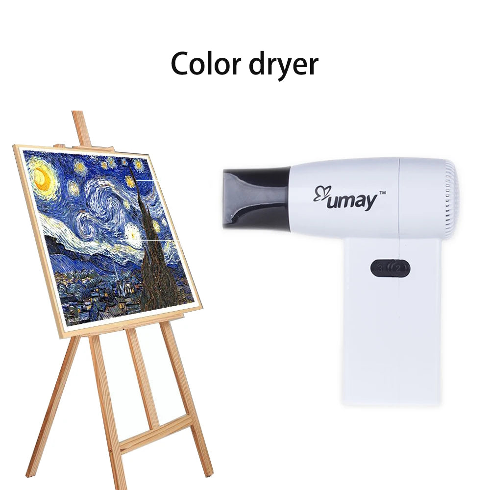 Umay Portable Cordless Hair Dryer With USB Charging Port