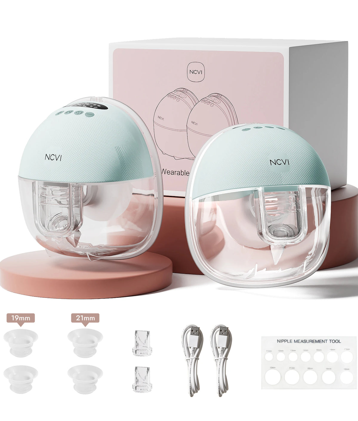 NCVI Hands Free Wearable Electric Breast Pump For Nursing Mothers