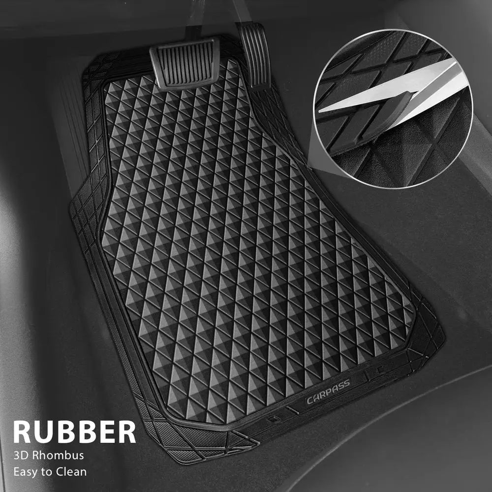 Universal Rubber All Weather Anti Slip Waterproof Floor Mats