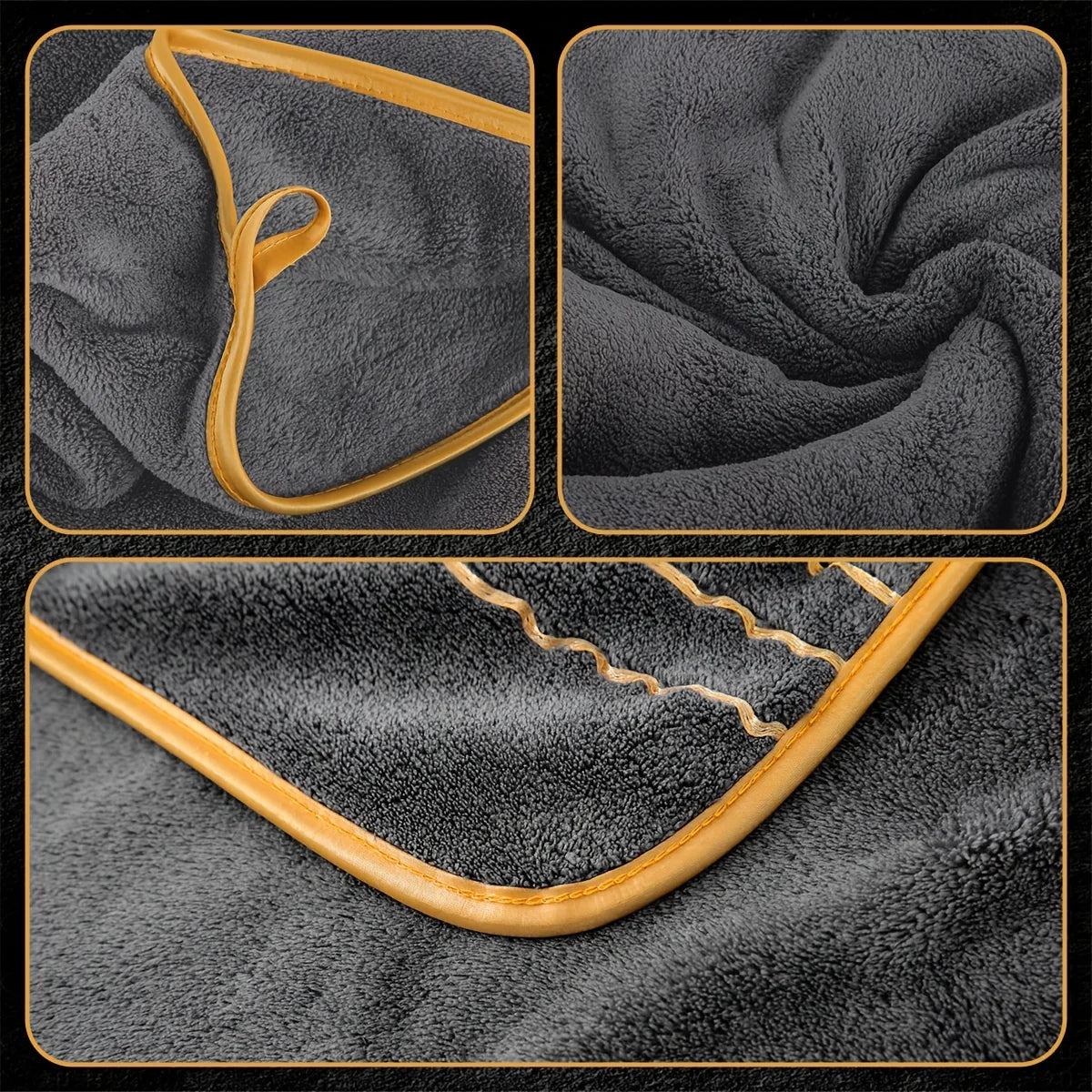 Microfiber Bath Towel Set Ultra Soft Absorbent And Lint Free