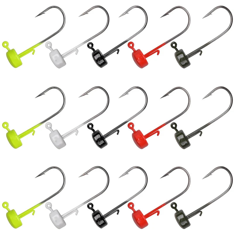 Ned Rig Barbed Jig Hooks For Soft Plastic Fishing Lures