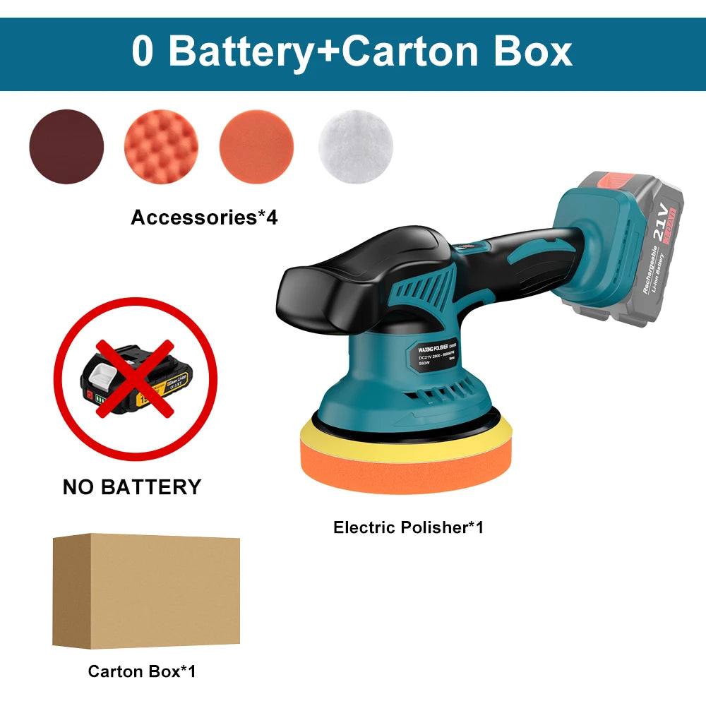 Yeartop Cordless Digital Display Car Polisher And Waxing Machine