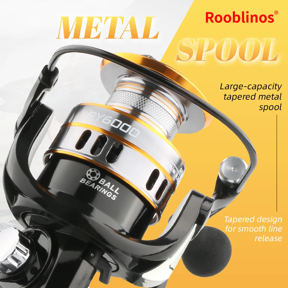 Rooblinos RY Lure Spinning Reel 5Point2To1 EVA Knob
