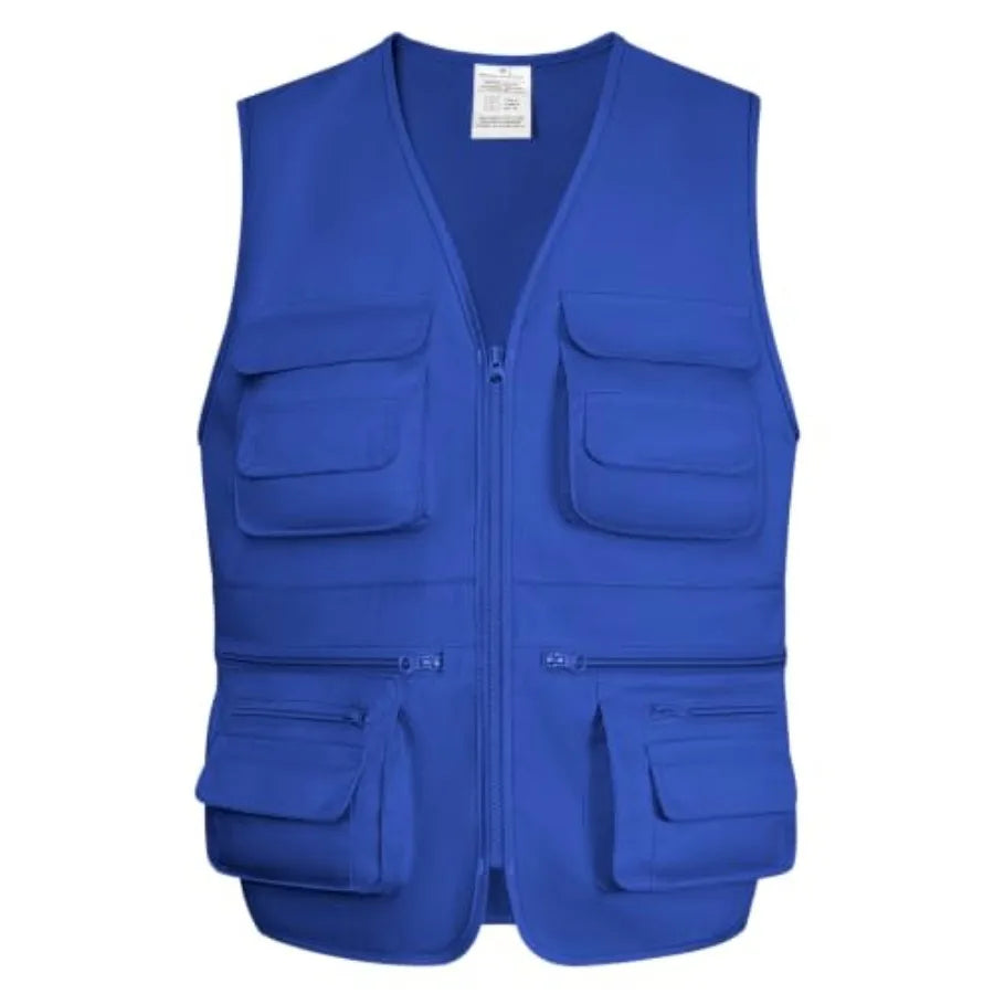 Lightweight Utility Fishing Cargo Vest For Outdoor Work And Travel