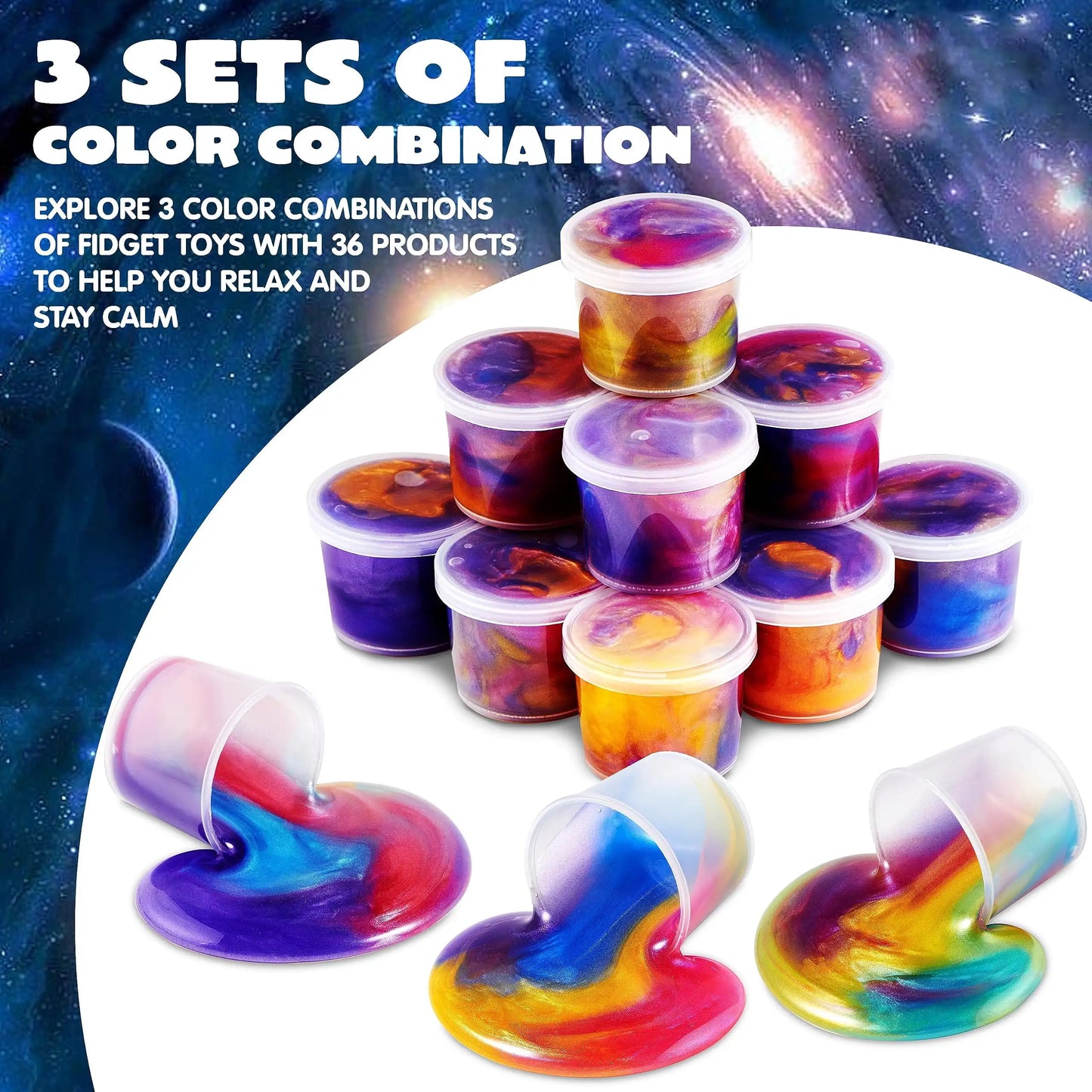 Joyfy Stretchy Slime Cups For Birthday Parties And Classroom Rewards