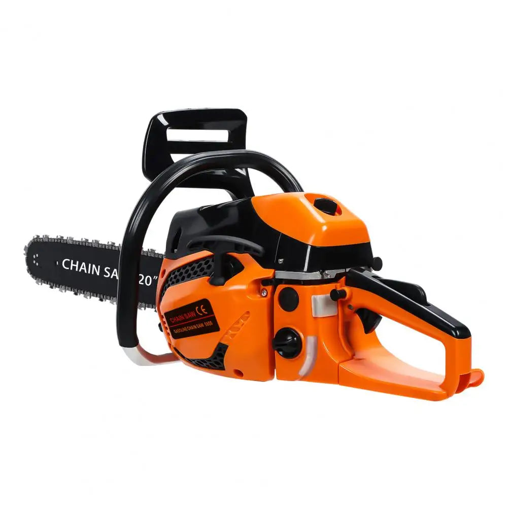 High Power Gas Powered Chainsaw For Wood Cutting And Trimming