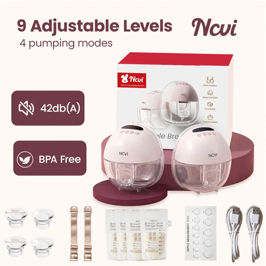 NCVI Wireless Portable Wearable Electric Breast Pump