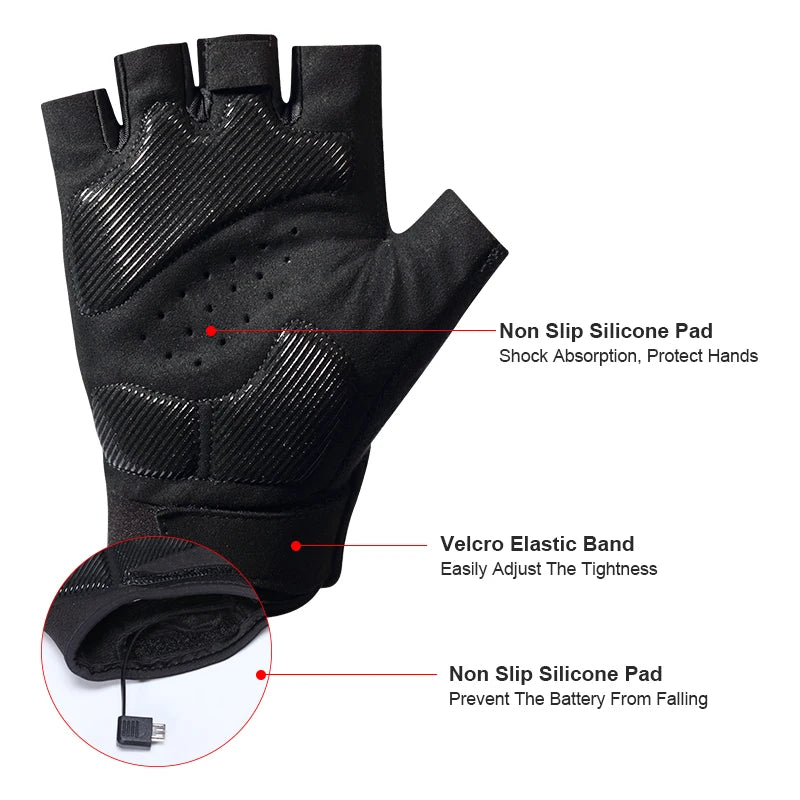 Daywolf LED Gloves For Hiking Cycling With Multi Mode Flashlights