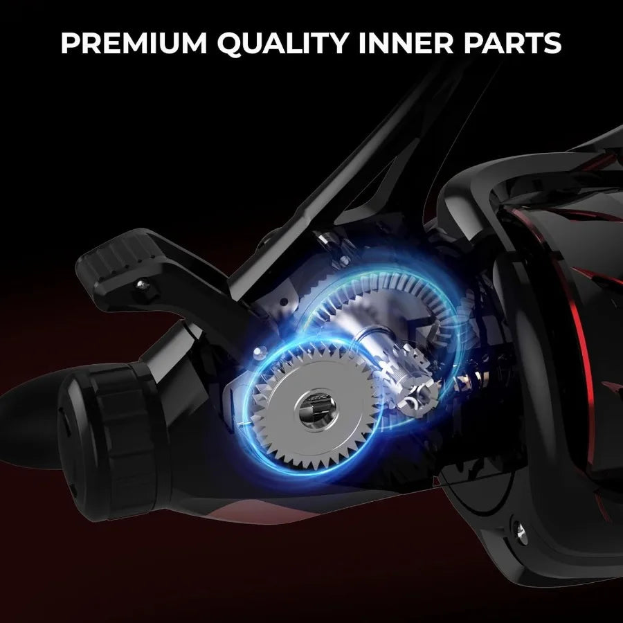 KastKing Sharky Baitfeeder III Spinning Reel Carbon Fiber Drag Stainless Steel BB