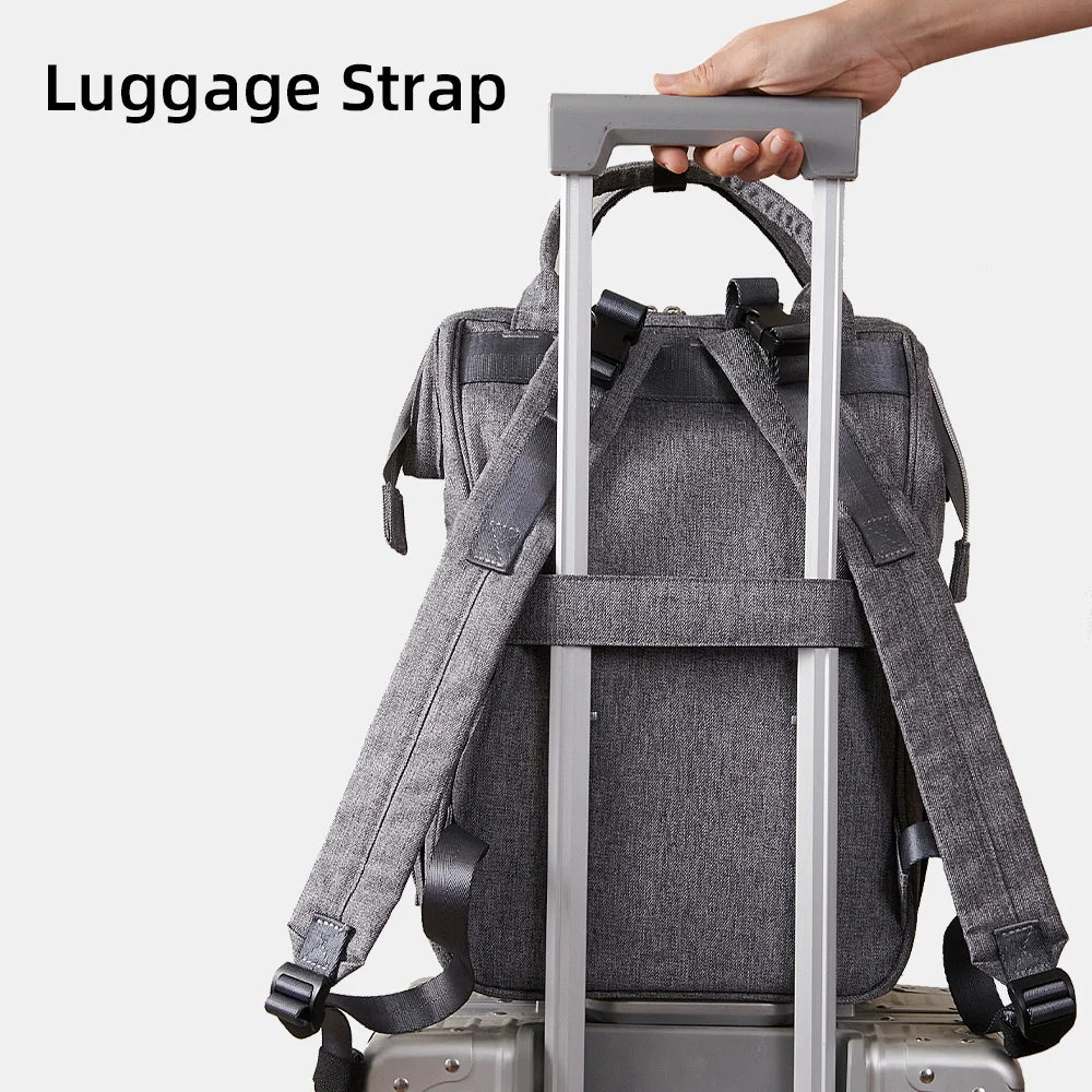 Sunveno Diaper Backpack Large Capacity Multifunction Waterproof Travel Bag