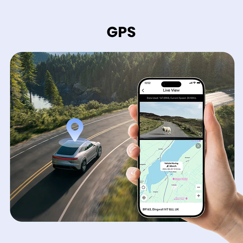 DDPAI Z50 Pro 4K Dash Camera Front And Rear Recording
