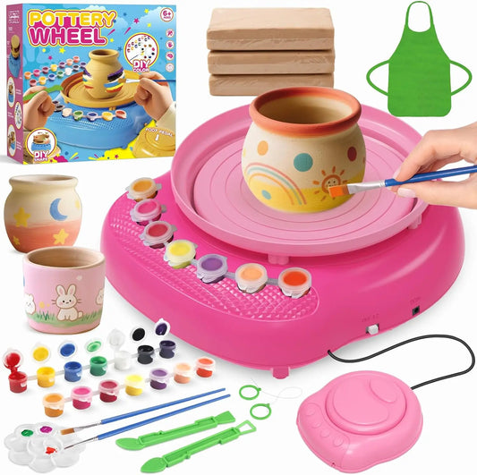 Hotfree Pottery Wheel For Kids With Clay Kit
