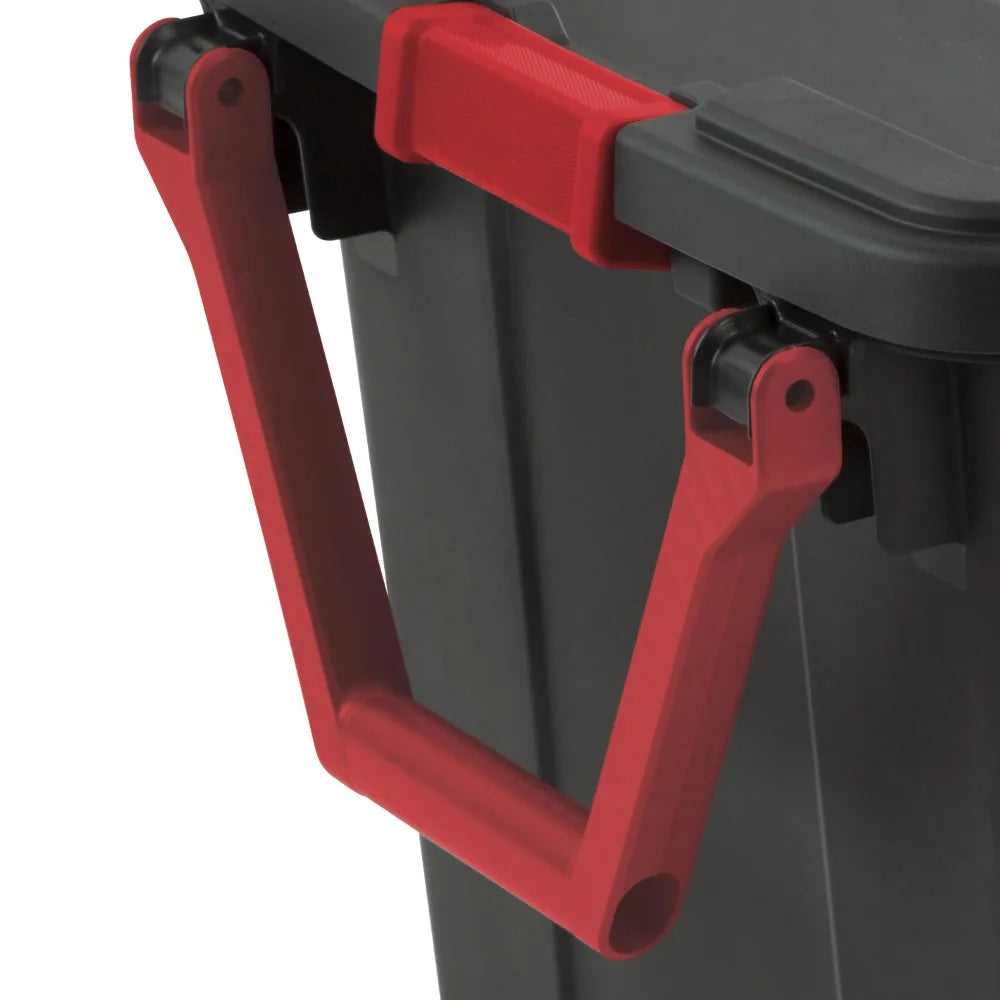 Sterilite Wheeled Plastic Storage Container With Handle