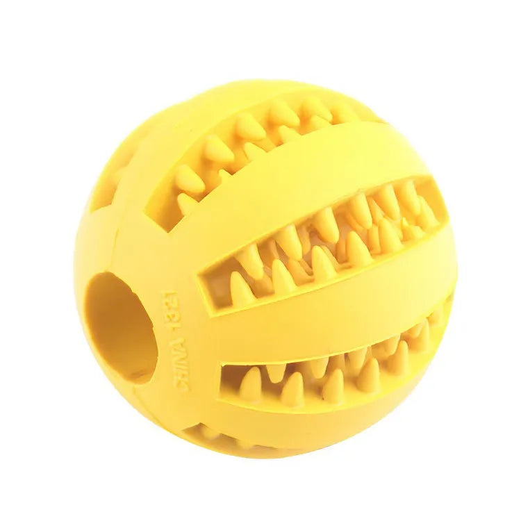Nontoxic Rubber Dog Toy Ball Bite Resistant Chew Toy