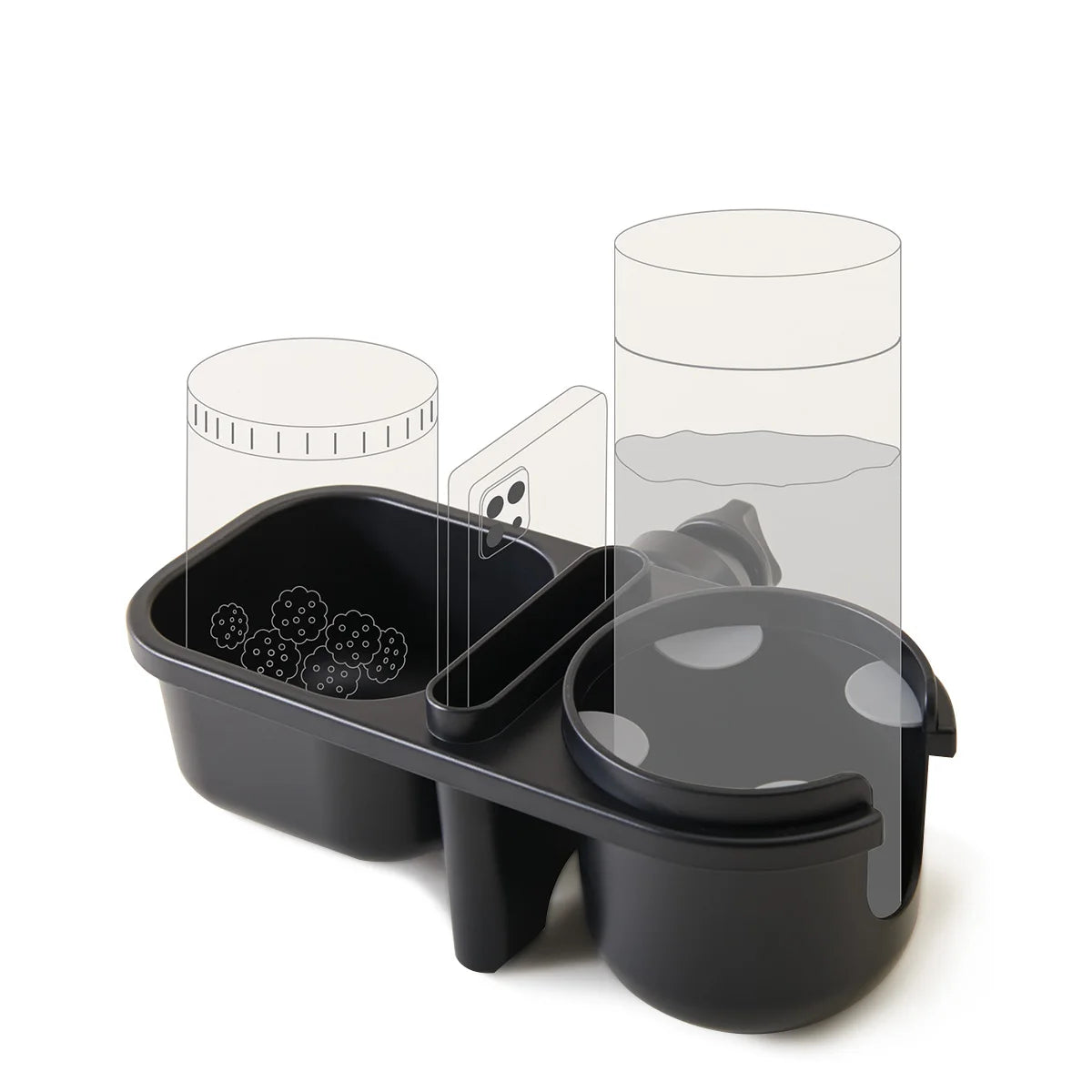 Sunveno Multifunctional Baby Stroller Cup And Phone Holder