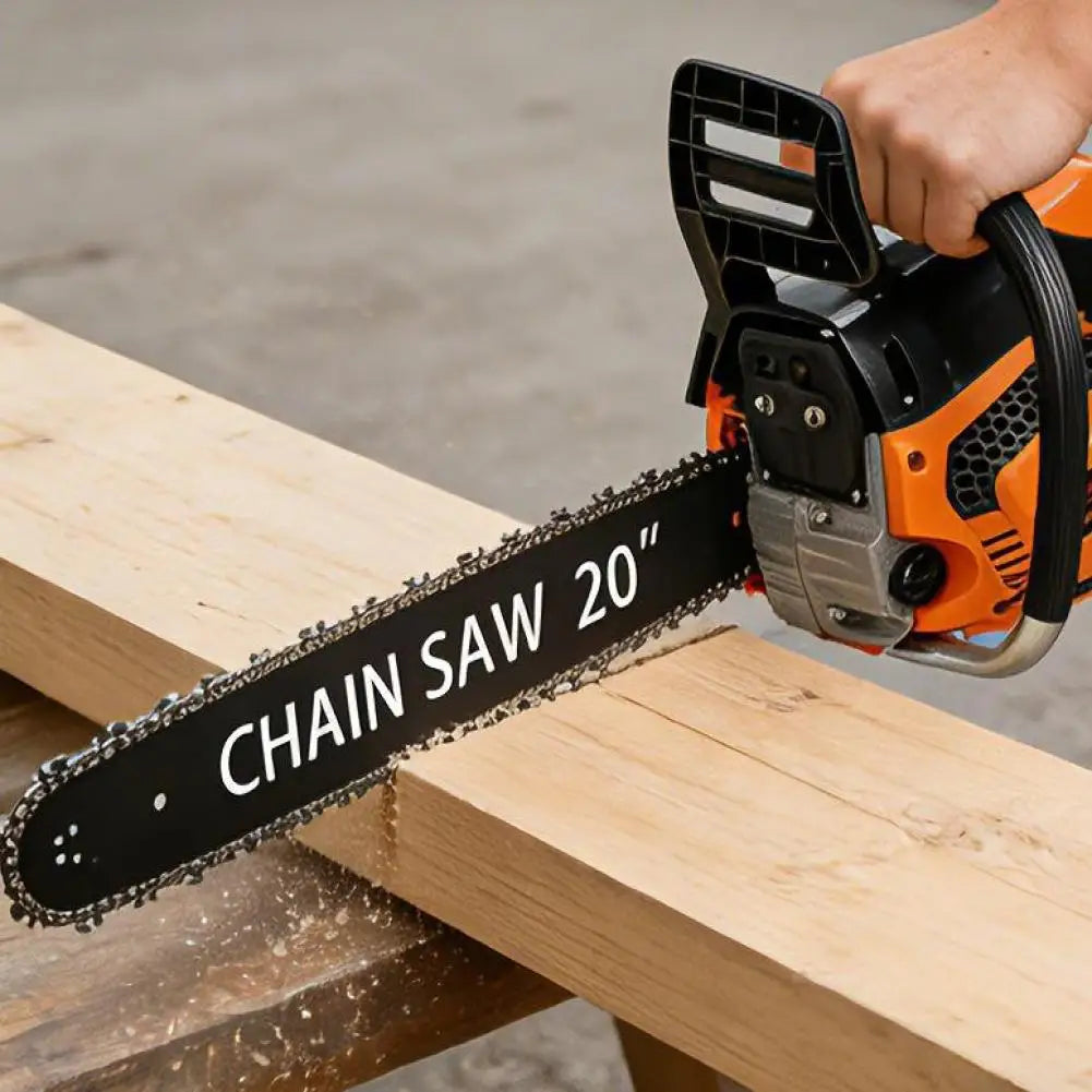 High Power Gas Powered Chainsaw For Wood Cutting And Trimming