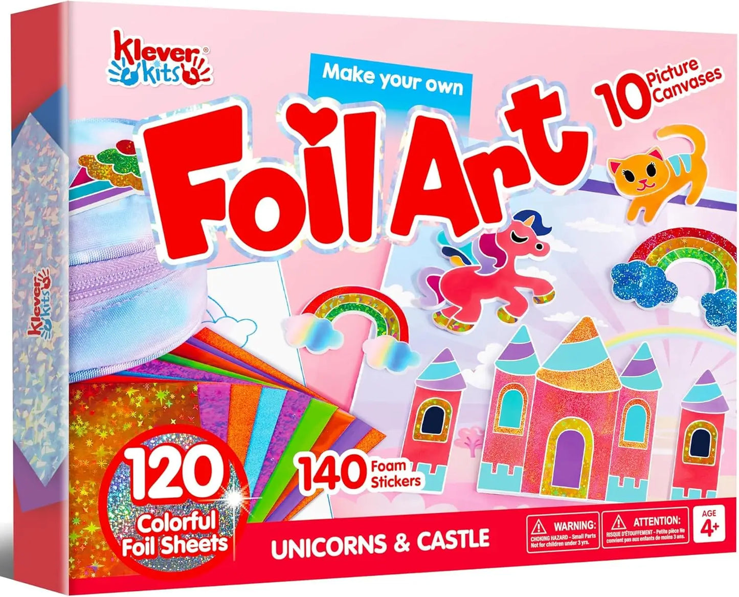 Joyfy Mess Free Foil Art Sticker Craft Kit For Children