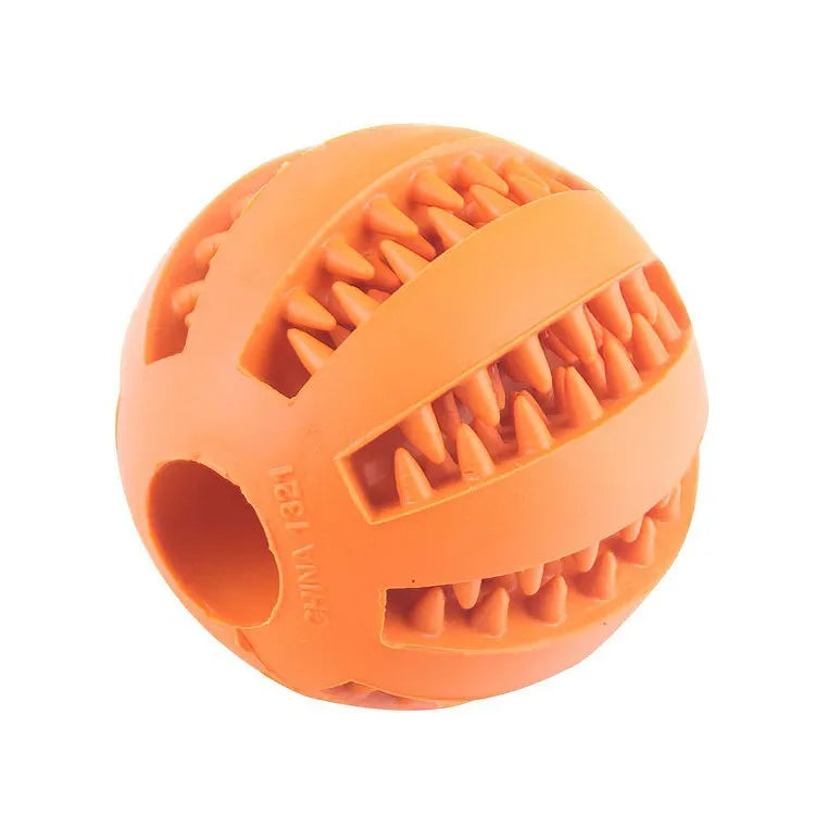 Nontoxic Rubber Dog Toy Ball Bite Resistant Chew Toy