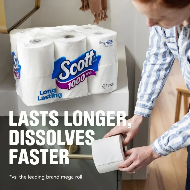 Scott Soft And Durable Household Bathroom Toilet Paper