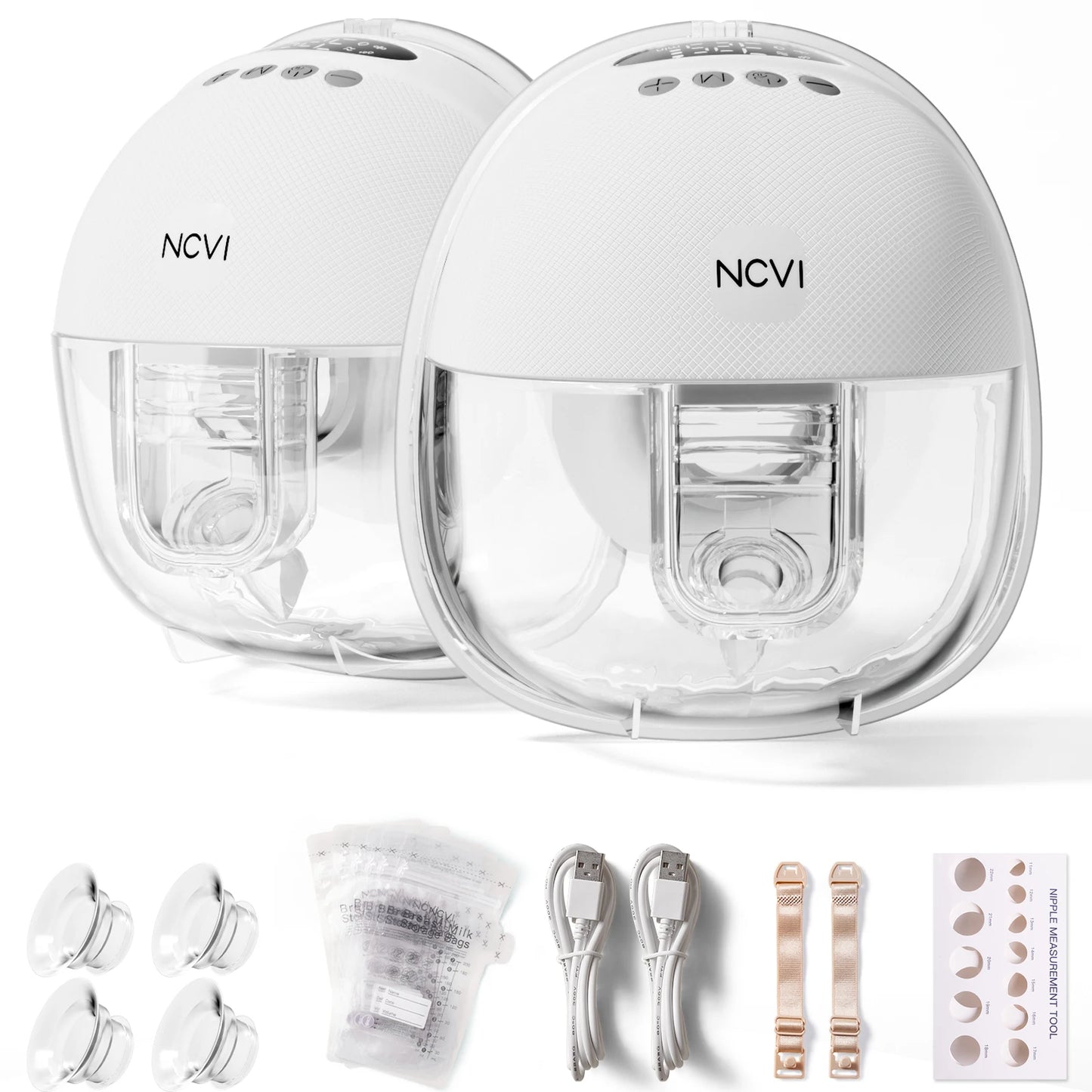 NCVI Wireless Portable Wearable Electric Breast Pump