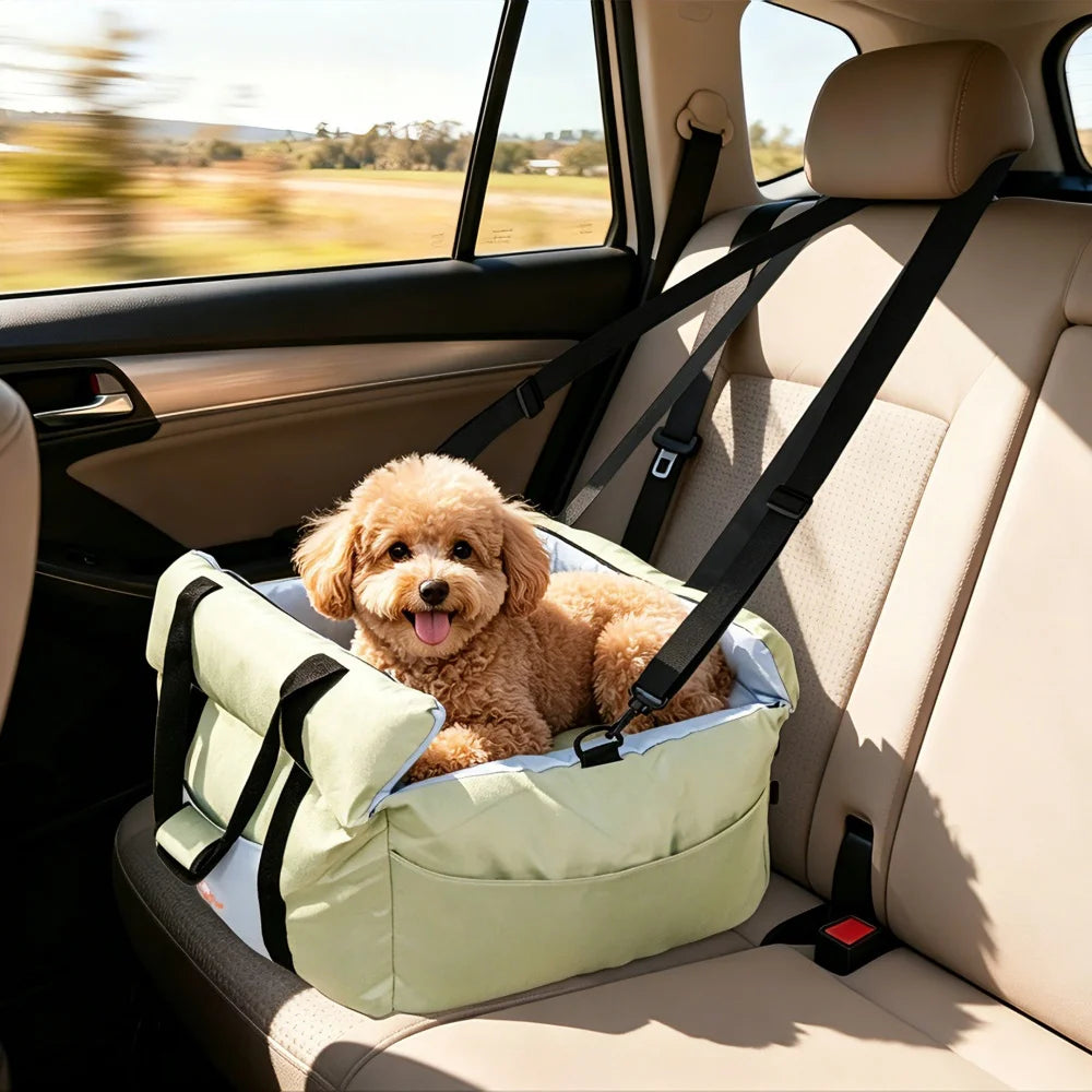 Borwart Portable Dog Car Seat Pet Booster Travel