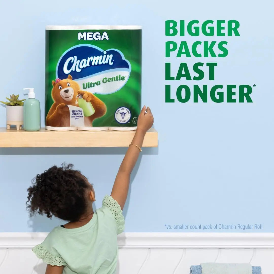 Charmin Ultra Gentle Lotioned Soft Toilet Paper for Sensitive Skin
