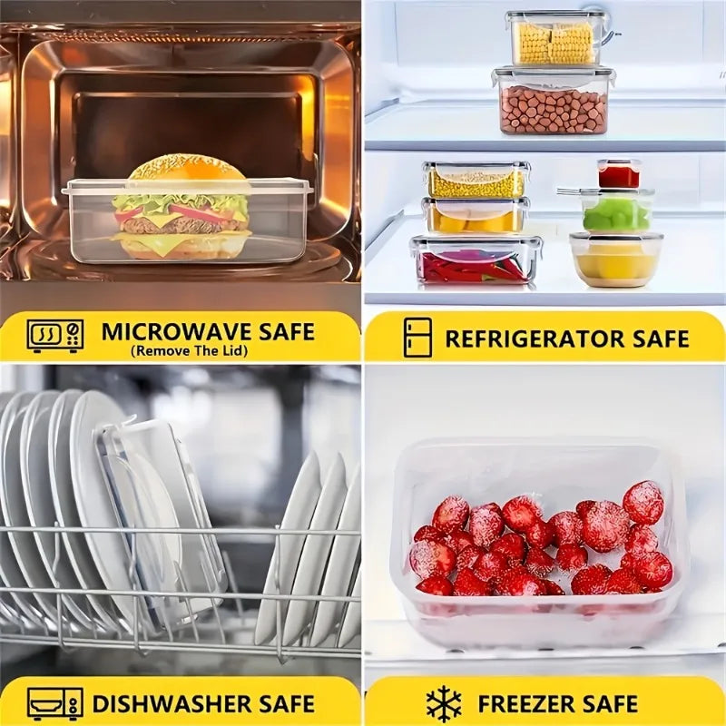 BPA Free 24 Count Airtight Food Storage Containers with Labels